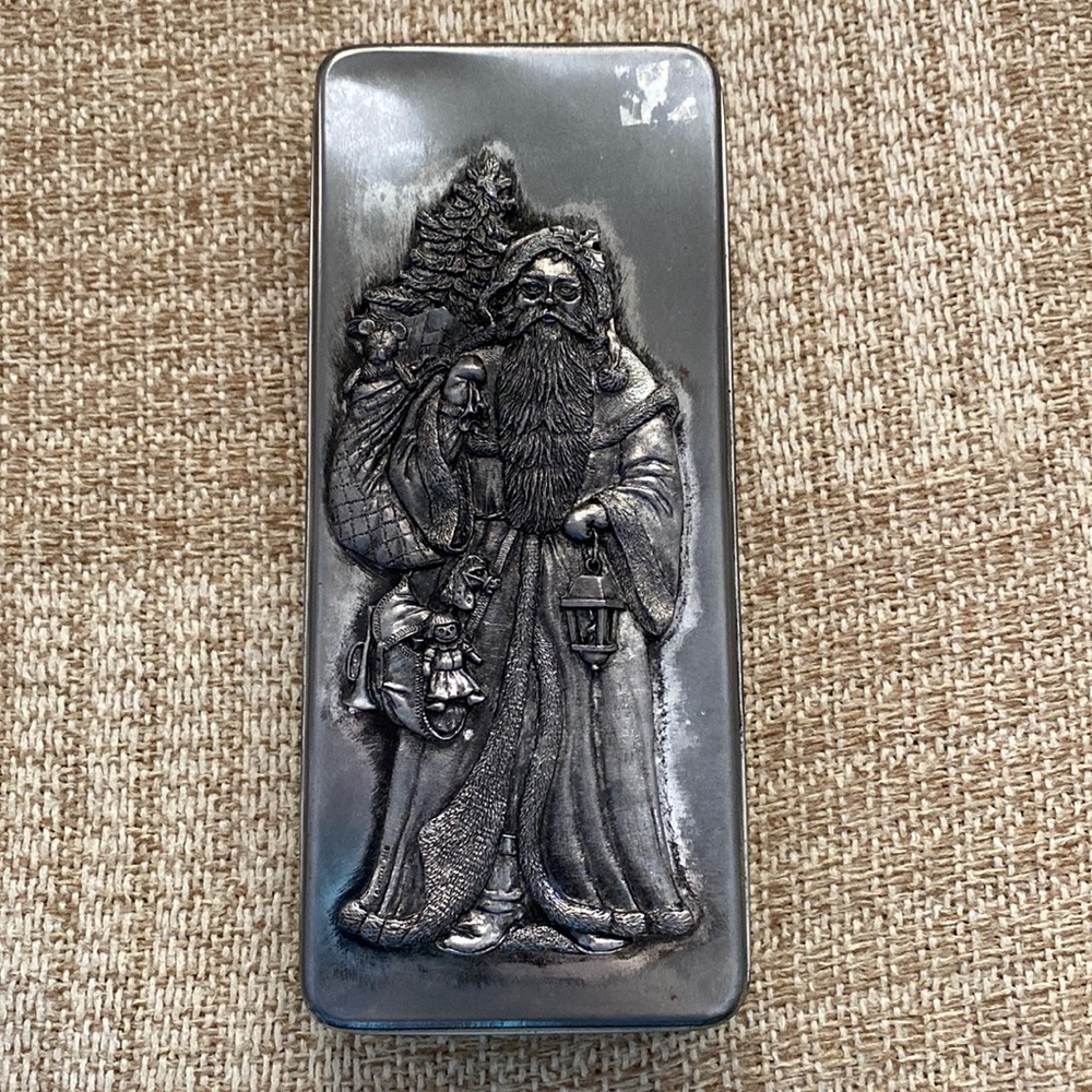 Christmas Pewter box